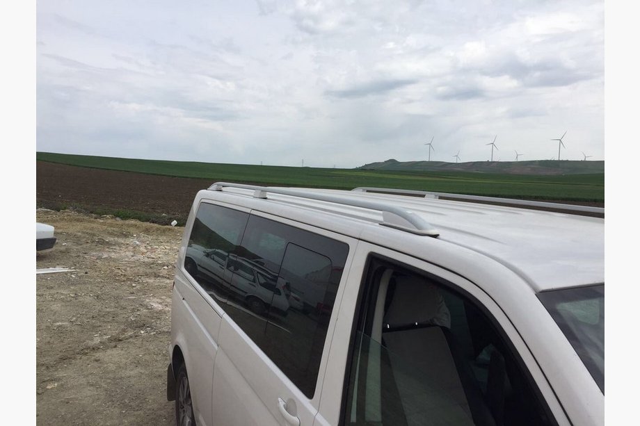 Volkswagen T6 2015–2024 Skyport dakrails (wit) Lange wielbasis Foto 4