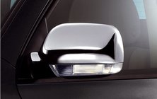 Volkswagen Touareg 2002–2010 Chromen spiegelkappen 2003-2007 (2 stuks, RVS) OmsaLine - Italiaans roestvrij staal foto 3