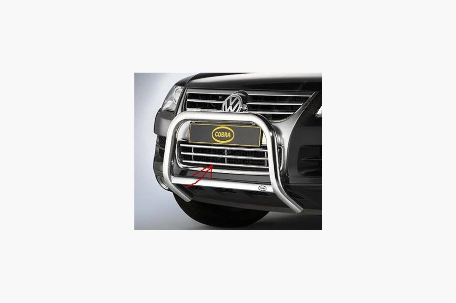 Volkswagen Touareg 2002–2010 Voorbumpergrille (RVS) 2008-2010 Image