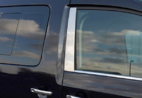 Volkswagen Caddy 2004–2010 Deurstijl sierlijsten (set van 2, RVS) OmsaLine - Italiaans roestvrij staal foto 1