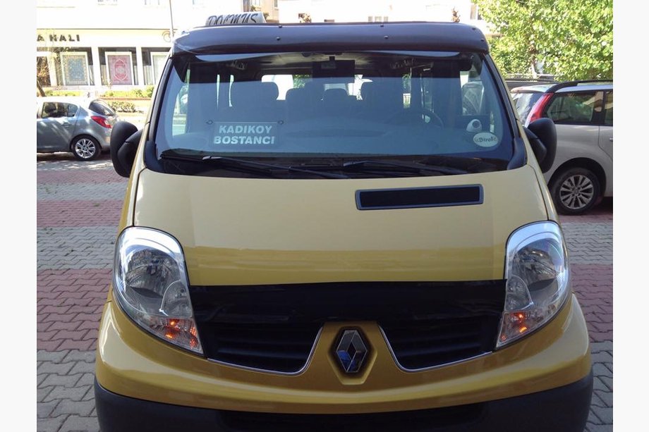 Opel Vivaro 2001–2015 Voorruitvizier (zwart hoogglans, 5 mm) Foto 3