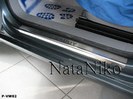 Volkswagen Caddy 2004–2010 Natanika standaard instaplijsten (4 stuks, RVS) foto 3