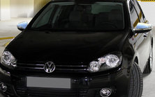 Volkswagen Touran 2010–2015 Spiegelkappen (2 stuks, RVS) foto 2