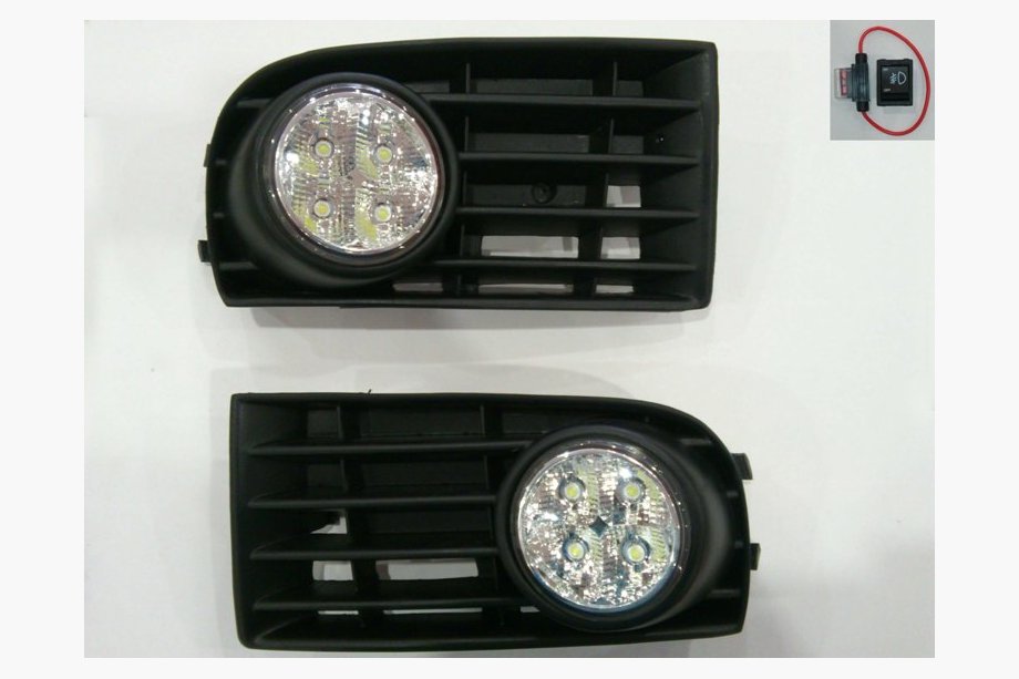 Volkswagen Golf 5 2003–2009 Mistlampen met LED-inserts Image