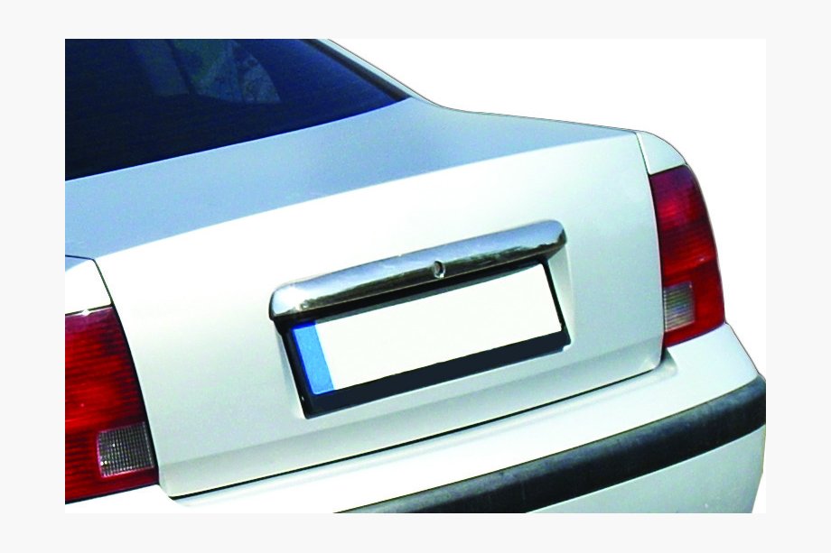 Volkswagen Passat B5 1997–2005 Chrom strip boven kenteken (1996-2000, RVS) Image