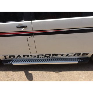 Line side steps (set van 2, aluminium) Volkswagen T6 2015–2024 foto 1