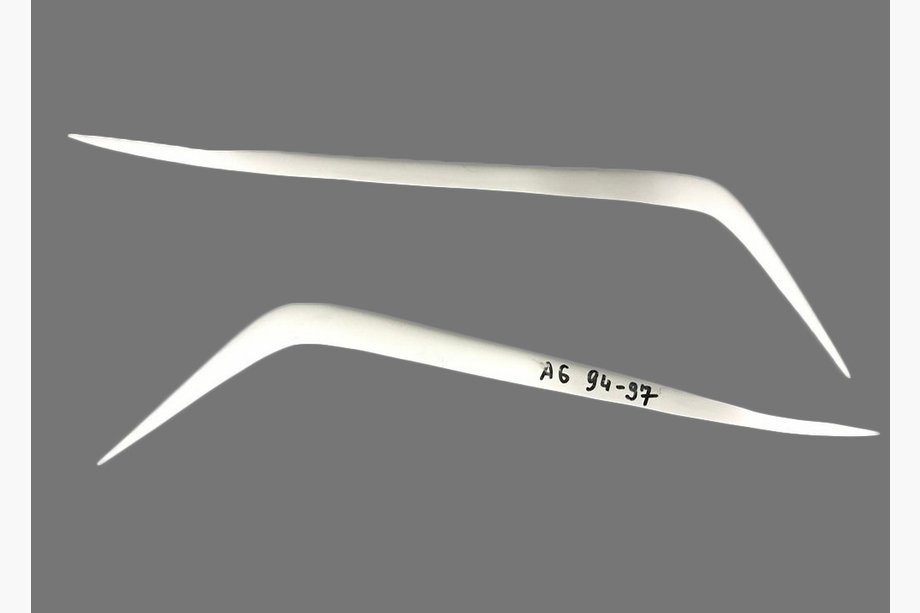 Audi A6 C4 1994–1997 B-keus! Koplampwimpers (2 stuks, om te lakken) Image