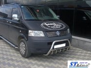 Volkswagen T5 Caravelle 2004–2010 Bullbar WT003 (RVS) 50 mm, zonder opschrift foto 6