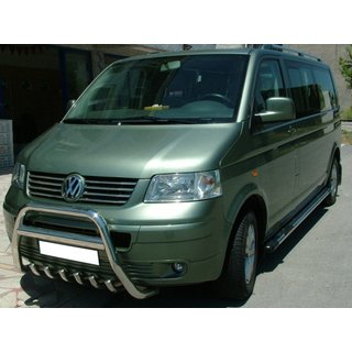Bullbar WT003 (RVS) Volkswagen T5 Transporter 2003–2010 foto 4