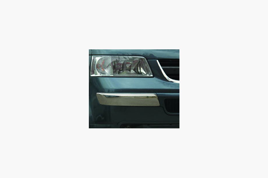 Volkswagen T5 Transporter 2003–2010 Bumperhoekbeschermers voor voorbumper (2 st., RVS) Carmos - Turks staal Image