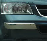 Volkswagen T5 Transporter 2003–2010 Bumperhoekbeschermers voor voorbumper (2 st., RVS) foto 1