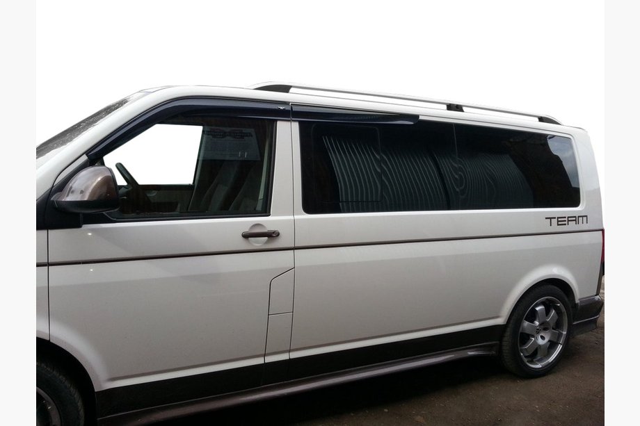 Volkswagen T6 2015–2024 Dakrails CROWN (mat grijs) Lange wielbasis Foto 5