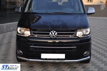 Volkswagen T5 2010–2015 Voorbescherming (RVS) foto 2