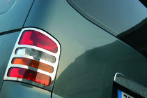 Volkswagen T5 Caravelle 2004–2010 Achterlichtcovers (Carmos, set van 2, RVS) 1 deur, Carmos - Turks staal foto 7