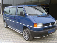 Volkswagen T4 Caravelle/Multivan 1990–2003 Sidebars KB002 Ø60 mm (set 2 st., RVS) foto 1