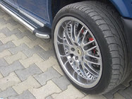 Volkswagen T4 Caravelle/Multivan 1990–2003 Sidebars KB002 Ø60 mm (set 2 st., RVS) foto 4