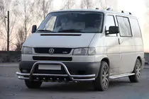 Volkswagen T4 Transporter 1990–2003 Bullbar WT003 Plus-2 (RVS) foto 1