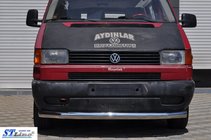 Volkswagen T4 Transporter 1990–2003 Voorbumperbescherming ST008 (RVS) foto 3