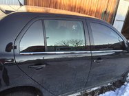 Skoda Fabia 2000–2007 Buiten raamomlijsting set (4-delig, RVS) foto 2