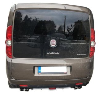Achterbumper afdekking (spuitklaar) Fiat Doblo II 2010–2022