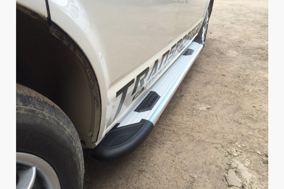 Volkswagen T5 Multivan 2003–2010 Bosphorus OLD Grey side steps (set van 2, aluminium) Image