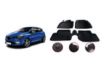Renault Clio IV 2012–2019 Rubberen automatten (4 stuks, Niken 3D) foto 1