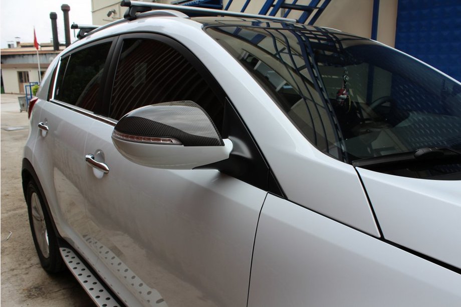 Kia Sportage 2010–2015 Carbon spiegelkappen (set van 2) Image