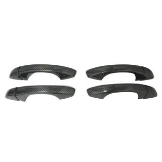 Deurgreepafdekkingen (4 stuks, carbon)