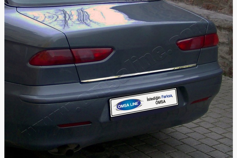 Alfa Romeo 156 1997–2007 RVS kofferbakrand Image