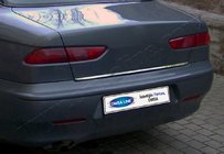 Alfa Romeo 156 1997–2007 RVS kofferbakrand foto 1