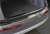 Audi Q7 2015–2026 OmsaLine rvs chromen achterbumperbeschermer foto 2