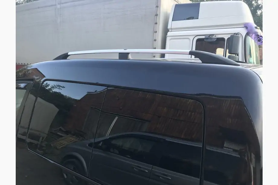 Volkswagen Caddy 2004–2010 Chromen dakrails Image