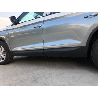 Carmos brede deurstrip (RVS) Skoda Kodiaq 2016–2023 foto 1