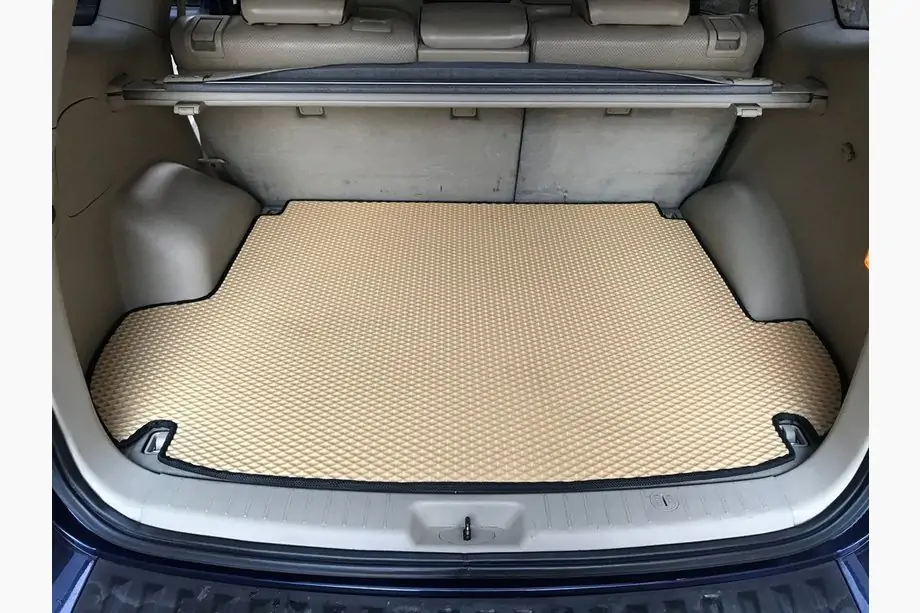 Hyundai Santa Fe 2 2006–2012 Kofferbakmat (EVA, beige) (5-zits) Image