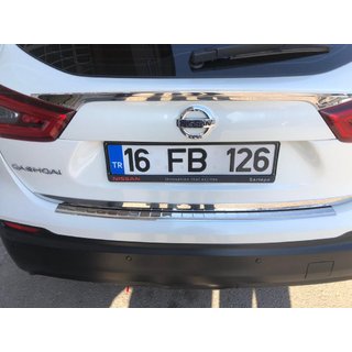 Carmos RVS achterbumperbeschermer (2017-2021) Nissan Qashqai 2014–2021 foto 3