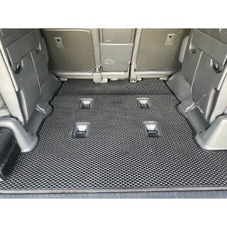 Bagageruimtemat 2 stuks (EVA, 7 zitplaatsen, zwart) Lexus LX570/450d 2008–2022 foto 1