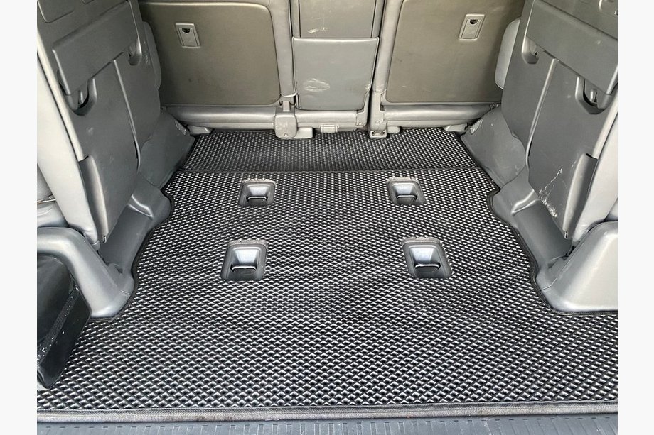 Lexus LX570/450d 2008–2022 Bagageruimtemat 2 stuks (EVA, 7 zitplaatsen, zwart) Image