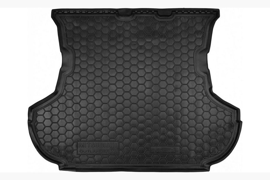 Mitsubishi Outlander 2006–2012 Kofferbakmat zonder subwoofer XL (Autogumm, rubber) Image