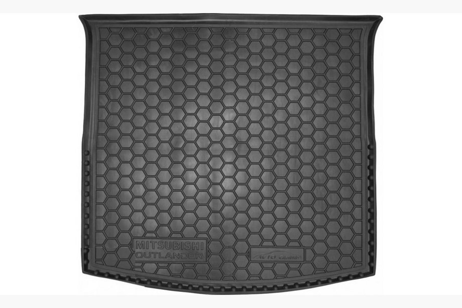 Mitsubishi Outlander 2012–2021 Kofferbakmat met organizer (Autogumm, kunststof) Image