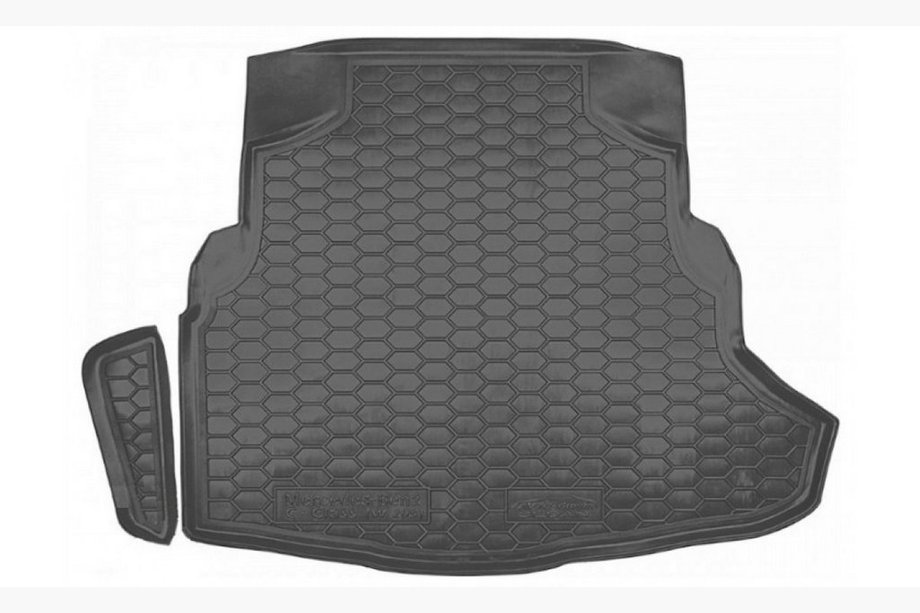 Mercedes C-klasse W205 2014–2021 Rubberen kofferbakmat met lip SD (Autogumm, rubber) Image