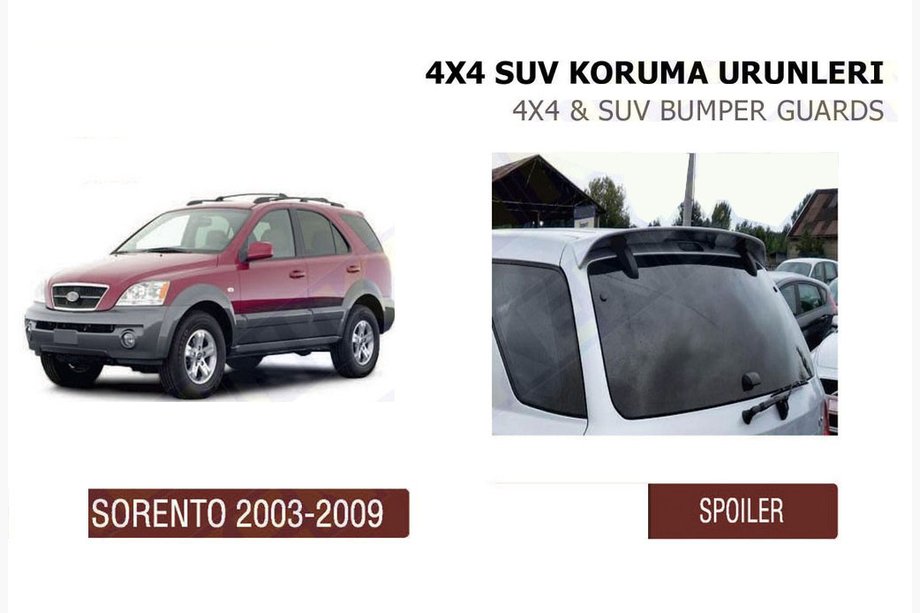 Kia Sorento I BL 2002–2009 Spoiler (spuitklaar) Image
