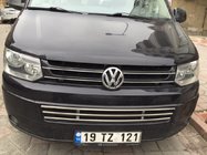 Volkswagen T5 2010–2015 Eendelige bumpergrille (RVS) foto 1