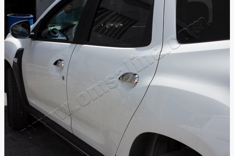 Renault Duster 2018–2024 RVS deurgreep covers (4 stuks) Carmos - Turks staal Image