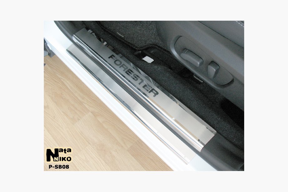Subaru Forester 2013–2018 RVS instaplijsten Natanika Premium (set van 8) Image