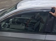 Skoda Rapid 2012–2019 Raamdeflectoren met chromen sierlijst SD (4 stuks, Niken) foto 1