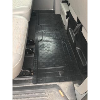 Achterste rubber vloermatten (2 st., Polytep) Volkswagen T5 Transporter 2003–2010 foto 1
