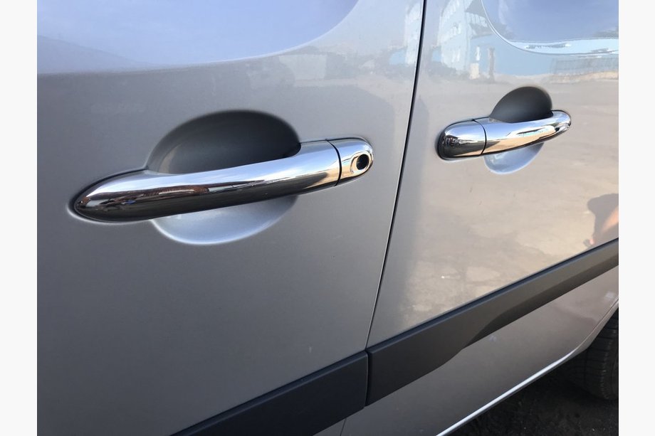 Renault Kangoo 2008–2020 RVS deurgreepkappen Set van 4 stuks, OmsaLine - Italiaans roestvrij staal Image