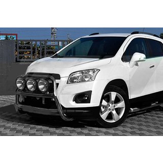 Voorste bullbar WT018 (RVS) Chevrolet Trax 2012–2023 foto 1