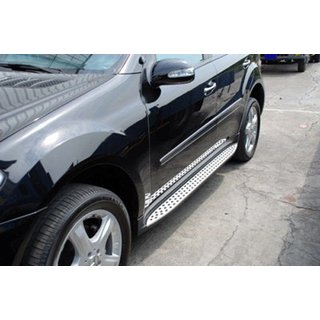 OEM side steps (2 stuks, aluminium) Mercedes ML W164 2005–2011 foto 2