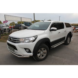 Spatbordverbreders (2015-2020, ABS, boutbevestiging) Toyota Hilux 2015– foto 1